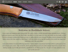 Tablet Screenshot of bushblade.co.uk